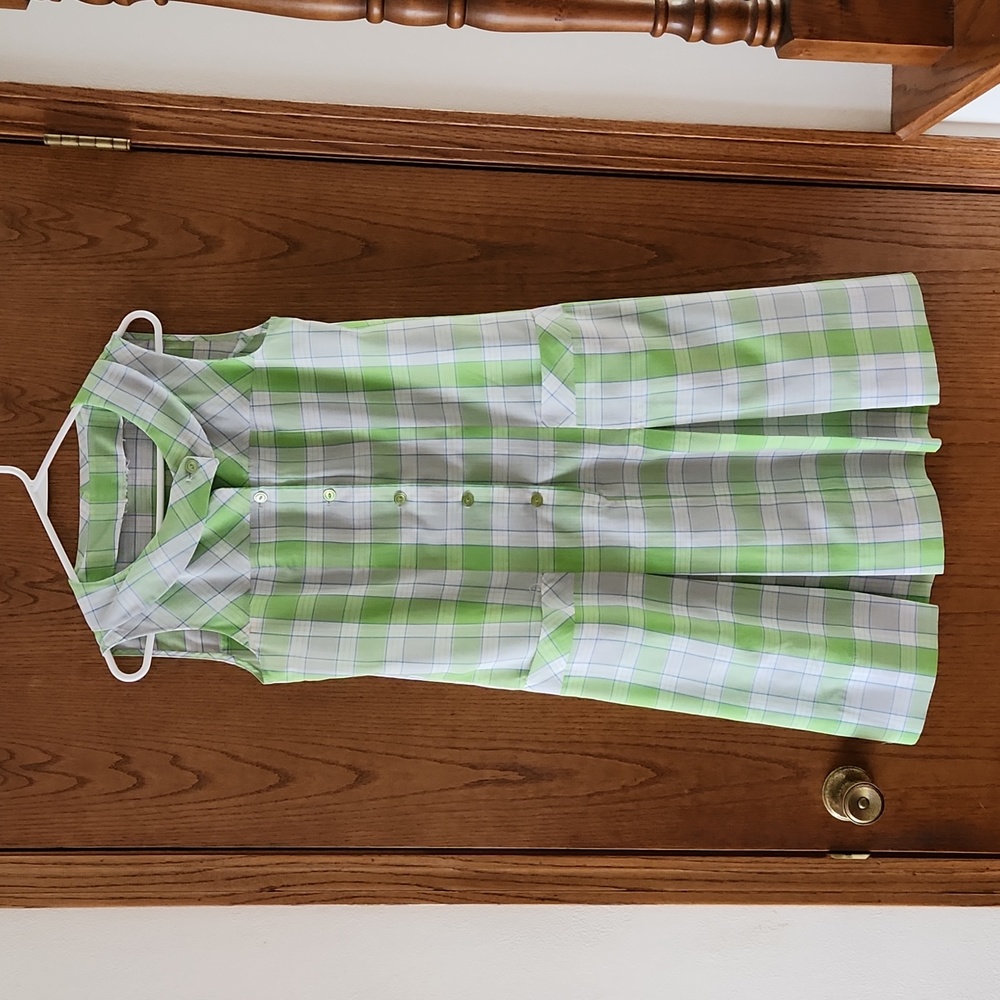 Misses vintage handmade dress; Bust 38" shift type with 38" waist Appr Sz 12/14